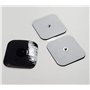 QUEAMBLER 20 Pièces électrodes pour Les électrostimulateurs Réutilisables Snap électrodes pour électrostimulation Musculaire TEN
