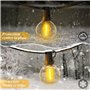 Warlisou 15M Guirlande Lumineuse Exterieure avec Télécommande