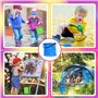 4 seaux Pliables pour Adulte - 2 l - Petit Seau coloré - Multifonctionnel - pour Le Camping, la pêche, la Plage