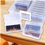 ZHHGOO Boîtes de Rangement Photos,16 Compartiments Intérieurs pour Photos Transparentes,Mallette de rangement Portable avec D'ét