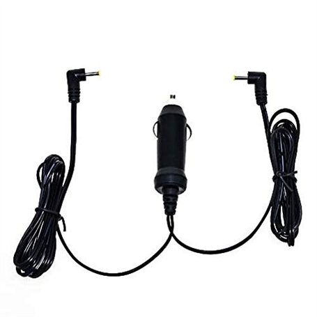 Top Chargeur ® Chargeur Voiture Allume Cigare 12V pour Lecteur DVD Portable D-JIX PVS 705-39HSM Double écran