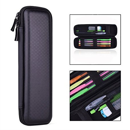 OFKPO Housse de Transport Pencil Coque Rigide en EVA Étui Stylo Support pour Stylo à Bille Executive Stylo Plume