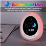 ANNNGUL Reveil Enfant éducatif Jour Nuit, Réveil Enfant Entraîneur de Sommeil pour Enfants avec Soleil Lune Minuterie Veilleuse