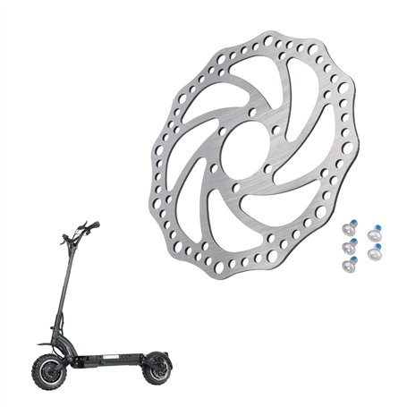 Fututech 160mm Disques de Frein en Acier Inoxydable pour Dualtron Thunder Ultra Plaquette de Frein Scooter Electrique Pièces de