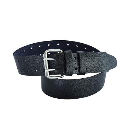 BBI Ceinture à outils professionnelle en cuir robuste Noir 5