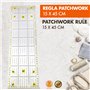 Snadi - Règle de Patchwork 15 x 45 cm | Coupe Précise pour Couture et Loisirs Créatifs | Règles de Patronage | Acrylique Durable