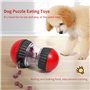 LUHOCIY Jouet Interactif pour Chien Indestructible, Jouet Distributeur Croquettes Chien, Balle Distributeur de Croquette Chien,