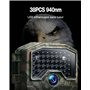 36MP 2K HD Caméra Chasse avec 940nm No Glow Vision Nocturne