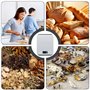 Balance de cuisine numérique : 10 kg/1 g, rechargeable par USB, avec écran LCD et fonction tare - Balance de cuisine professionn