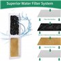 Filtre Fontaine Eau Chat, pour 20 Filtre Fontaine Eau Chat Catit, contient 10 éléments Filtrants et 10 éponges Filtrantes, Filtr