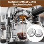 TNOMSNO 51mm Filtre à Café, Porte Filtre à Café Filtre à Café en Acier Inoxydable 51mm, Filtre à Café Réutilisable en Acier Inox
