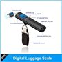 4 en 1 Pese bagage valise électronique rechargeable110Lb/50Kg LCD lampe torche de poche ,Balance à bagages numérique portable Ba