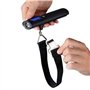 4 en 1 Pese bagage valise électronique rechargeable110Lb/50Kg LCD lampe torche de poche ,Balance à bagages numérique portable Ba