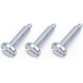 Lot de 3 vis de fixation de base de rechange argentées pour console de jeu Playstation 5 PS5 Support vertical Accessoires