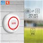 SINGCALL Tuya WiFi Smart SOS Alarme de Bouton d'urgence pour Le téléavertisseur handicapé Système, à Utiliser avec Tuya WiFi
