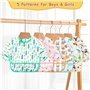 YARVPUV 5 Pièces Bavoirs Manches Longues Bebe Imperméables Bavoirs Manches Longues Lavables Bavoir Imperméable Bébé pour 6-36 Mo