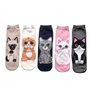 MAXQUU 5 paires de chaussettes animaux pour femmes