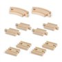 YSJCHEBS Pack De 10 Rails en Bois