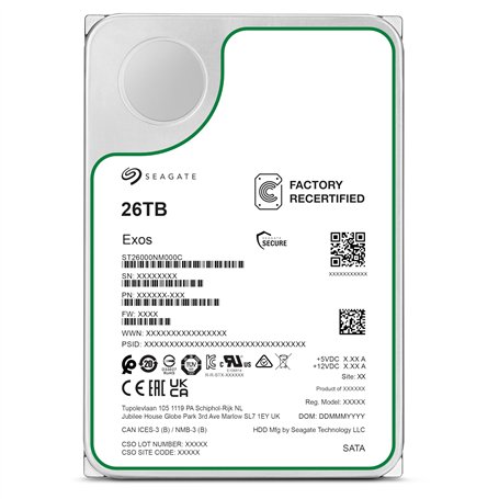 Seagate Exos Disque dur interne 26 To