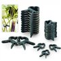 ANCLLO Lot de 20 Pinces Douces pour Plantes et Fleurs - Clips de Support Réglable pour Plantes Caches de Tuteurs de Jardin Struc