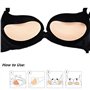 Nanxin 2pcs Rembourrage de Soutien-Gorges en Silicone Souple pour Maillots de Bain et, Auto-Adhésif Coussinets Amovibles