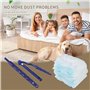 Lot de 51 pour Swiffer Plumeau Poussiere Recharge,Recharges Plumeau Duster,avec 1 poignée télescopique,Peut être utilisé pour Un