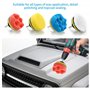 23 Pièces Polissage Voiture Kit,80mm Polissage Pad Éponge, pour Perceuse M10,pour le Polissage, le Meulage et le Cirage Dans les