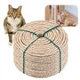 40M Corde de sisal Naturelle pour Arbre à Griffes - Corde de Rechange résistante pour Arbres à Chats - Idéale pour la Maison