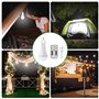 Vegena 3 Pièces Ampoule Rechargeable Usb, 12w Ampoule Telecommande Sans Fil, Ampoule Avec Telecommande Ampoules Batterie Camping