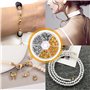YPYMOD Lot de 460 Fermoir Bracelet, Attache Bracelet, Perle Creation, Fabrication Bijoux, Fermoir Collier Acier Inoxydable Fermo