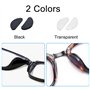 YPYMOD 20 Paires Coussinets Nasaux en Silicone Antidérapant pour Lunettes, Antidérapants Coussinets de Nez à Lunettes Auto-Adhés