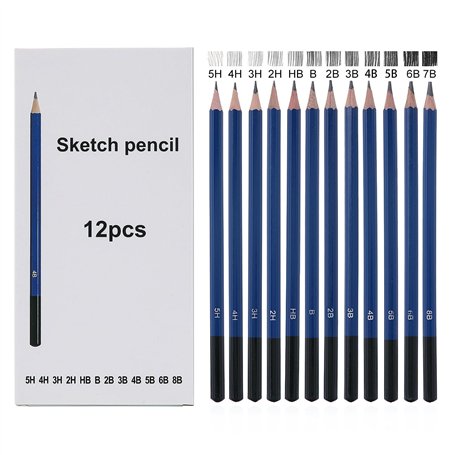 YPYMOD 12pcs Crayon Dessin Professionnels