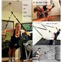 Skyocean Mont Fourchette pour Gym & Home Suspension Sangles Ancrer Anneaux Olympiques Fitness Training Yoga Swing Bataille Corde