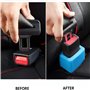 Porte-boucle de ceinture de sécurité pour voiture, support de boucle de ceinture de sécurité pour voiture en silicone pour un ac