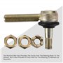 GOOFIT 12mm - 14mm Biellette Réglage Tie Rod End Remplacement pour Go Karts Quad Buggy ATV