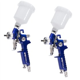 2X Mini Pistolet Peinture à Vernis
