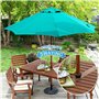 WANGCL Pied de parasol conique pour parasol - 38 mm - Trou pour ouverture de trou de table de terrasse ou support de parasol (no