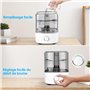 Humidificateur d'air Chambre 5L, Vankarr Ultrasons 26dB Silencieux Humidificateurs d'Air Bébé Top-Fill humidifier d'air pour Cha