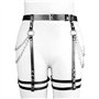 Chaîne de Taille Ceinture de Cuisse Réglable Ventre Courroie Strapp