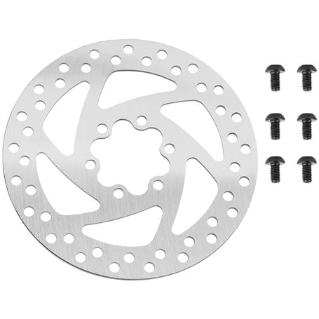 Yungeln Disque de frein 140 mm en acier avec 6 boulons compatible avec trottinette électrique KUGOO M4/M4 Pro