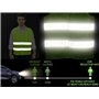 Hitopin Gilet de Sécurité, 10PCS Gilet de Sécurité Réfléchissant, Gilet Réfléchissant, Gilet De Sécurité Haute Visibilité, Gilet