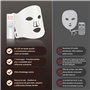 Profey Masque Led en 7 Couleurs, Masque Led Visage a Des Effets Rajeunissants, Anti-Âge et Anti-Rides, Blanc Led Mask