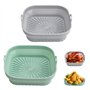 Lot de 2 moules en silicone pour friteuse à air chaud