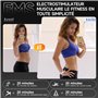Profey Ceinture Abdominale Electrostimulation, EMS Electrostimulateur Musculaire avec 10 Modes 30 IntensitéS Et Affichage des Ca