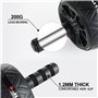 Roue Abdominale - AB Roller - Appareils de Fitness pour Abdominaux - Roue Antidérapante pour Abdominaux - Tapis pour Genoux - Fi
