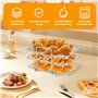 Grille pour Friteuse à air - Accessoires Air Fryer - Multifonction Trois Couche Empilable Compatible - Acier Inoxydable 304 - Ac