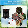 Flearitzo Sac de Douche Solaire 20L pour Camping - Douche Portable Chauffante avec Tuyau Amovible et Pommeau Idéal pour Douche C