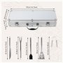 Set Barbecue Professionnel en Acier Inoxydable 5 pièces - Accessoires Barbecue Ustensiles Barbecue Cadeau pour Homme 37x12x7 cm