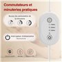 Profey Lampe Infrarouge, Lampe Infrarouge 850nm & 660nm, 200 LEDs Lampe Infrarouge avec Minuterie et Support pour le Visage, la
