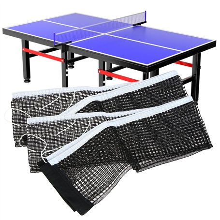 Lot de 2 filets de tennis de table pour chaque table - Filet de ping-pong - Filet de tennis de table pour table à manger - Filet